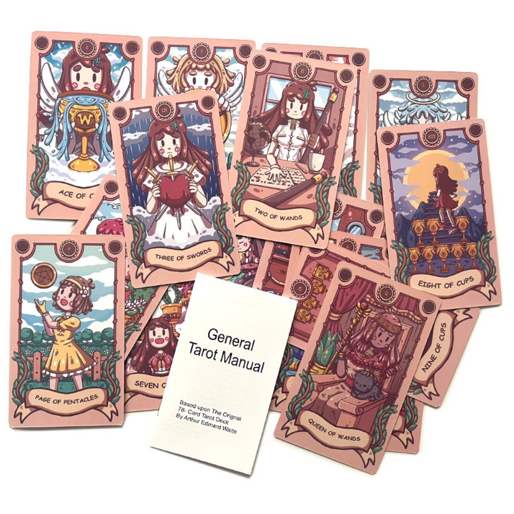 12*7cm Joyful Journey Tarot wi - Tarot Deck With Guidebook 评论和价格