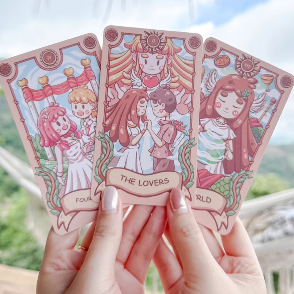 12*7cm Joyful Journey Tarot wi - Tarot Deck With Guidebook 评论和价格