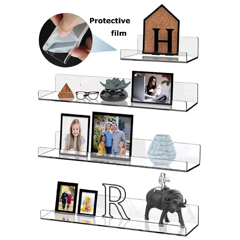 2pc Clear Acrylic Storage Rack - Clear Acrylic Book Stand Holder 评论和价格