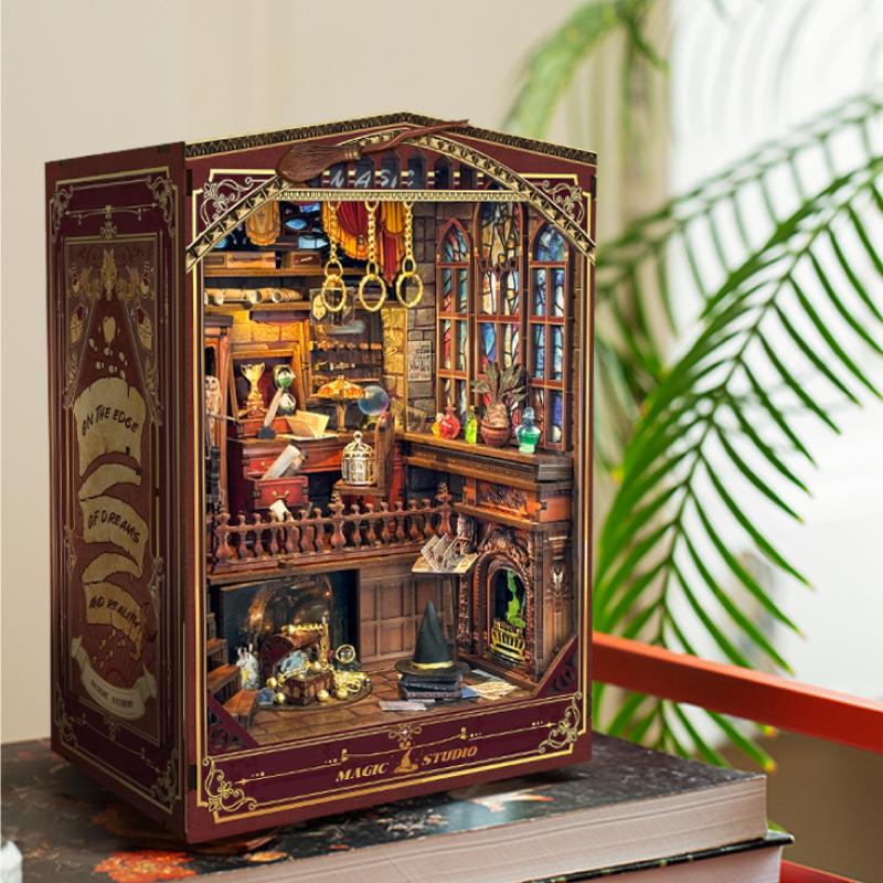 DIY Book Nook Shelf Insert Kit - Diy Wooden Book Nook Kit Shelf Insert 评论和价格