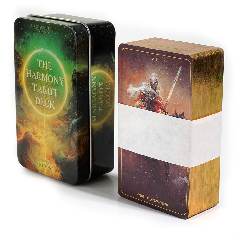 Harmony Tarot In A Tin with Gi - Tarot Deck With Guidebook 评论和价格