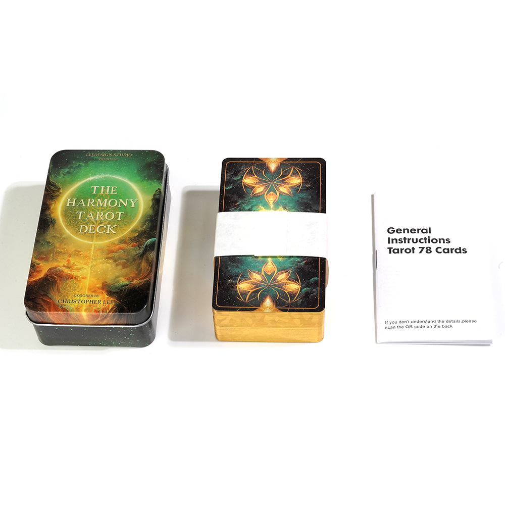 Harmony Tarot In A Tin with Gi - Tarot Deck With Guidebook 评论和价格