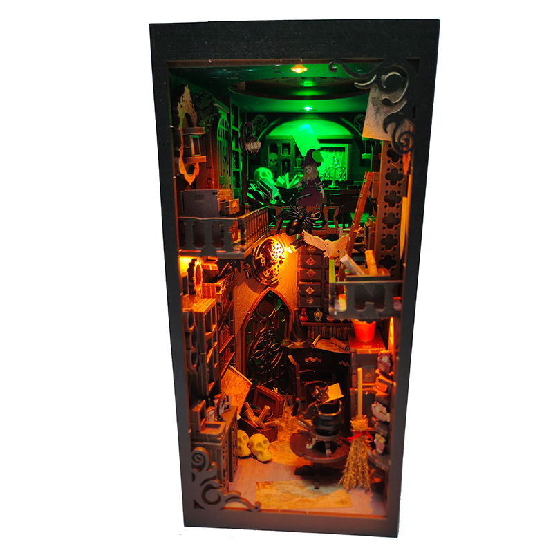 DIY Wooden Book Nook Shelf Ins - Diy Wooden Book Nook Kit Shelf Insert 评论和价格