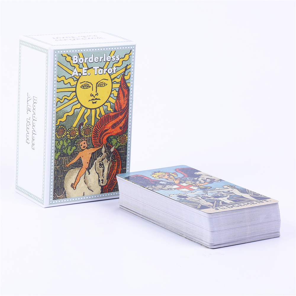 12*7cm Borderless A.E. Tarot D - Tarot Deck With Guidebook 评论和价格