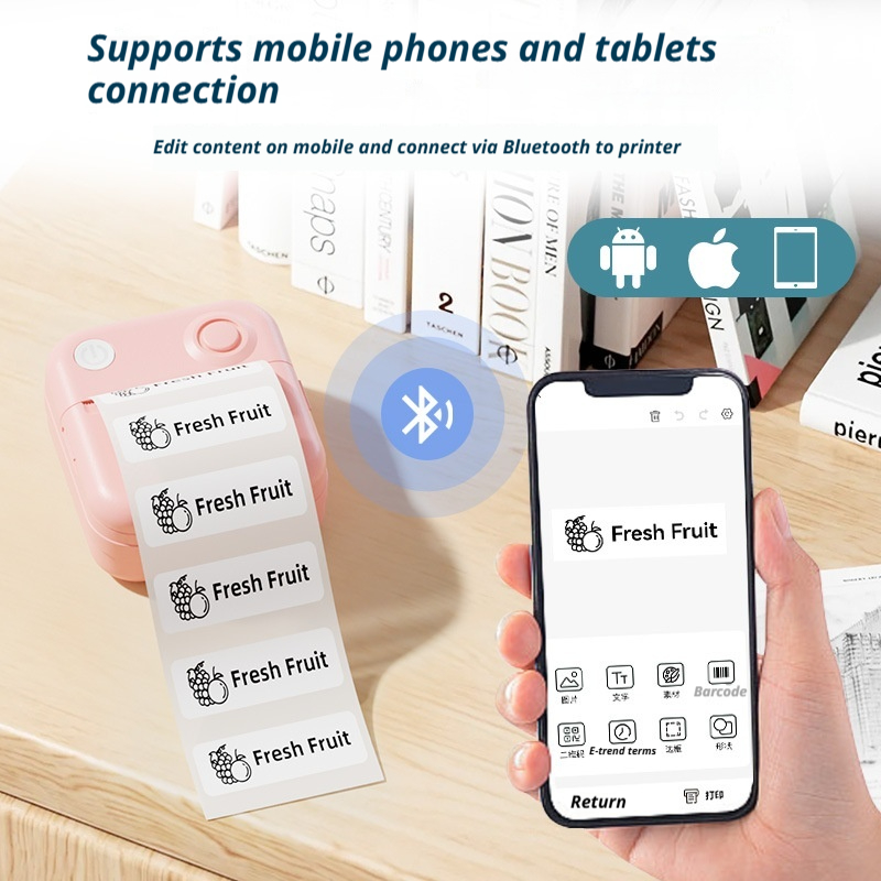 Mini Pocket Bluetooth Thermal  - Mini Pocket Thermal Printer Paper Roll 评论和价格