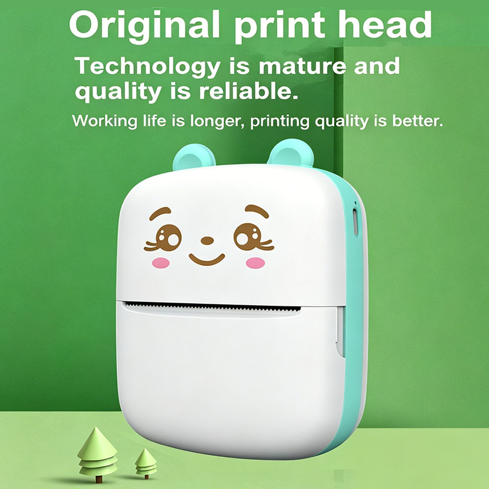 Mini Portable Pocket Inkless T - Mini Pocket Thermal Printer Paper Roll 评论和价格