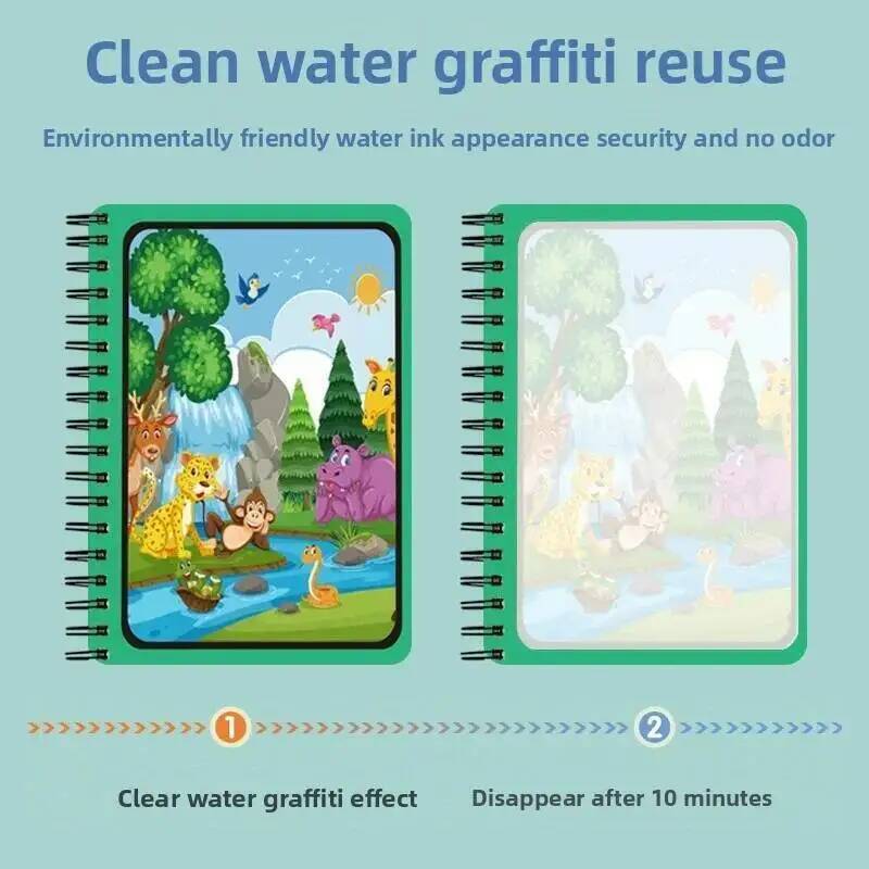 Magical Book Water Drawing Mon - Reusable Water Magic Coloring Book 评论和价格